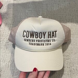 Cowboy Hat Trucker Cap